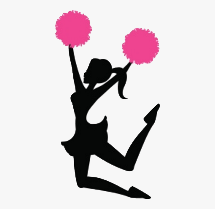 Cheerleading Silhouette Clipart - Cheer Dance Images Clipart, Transparent Clipart