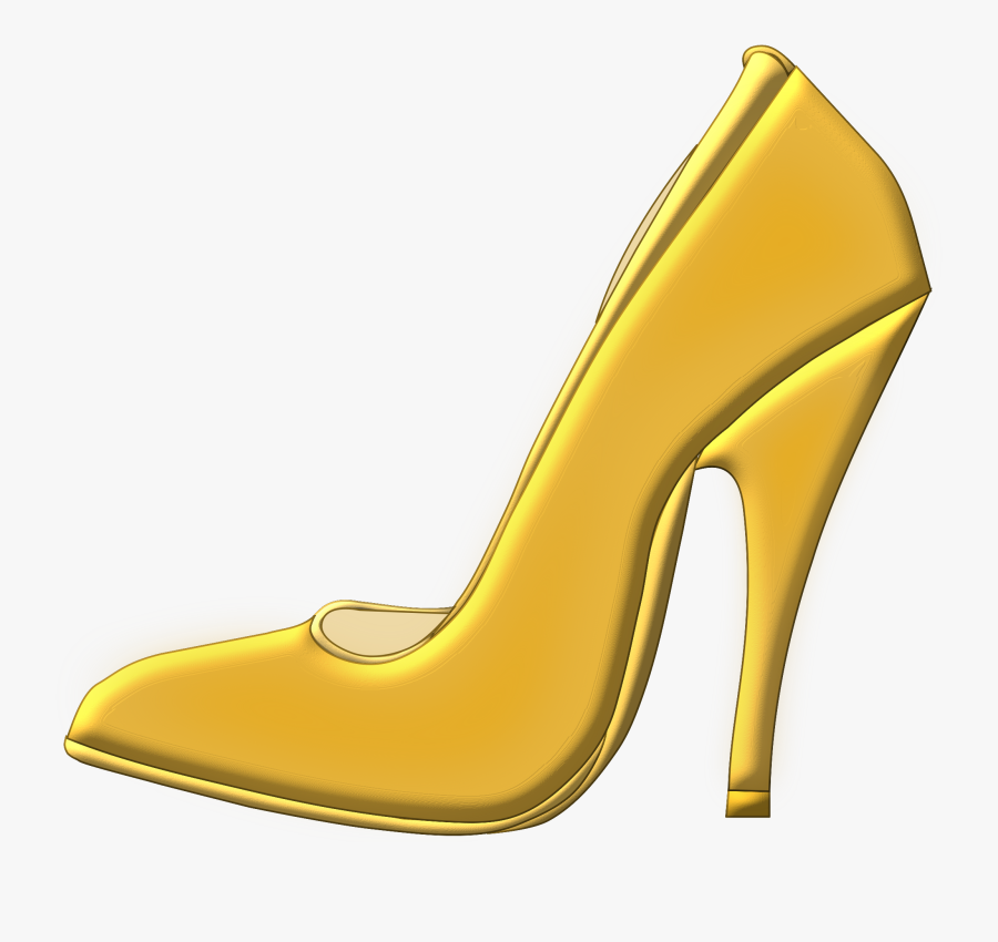 Clipart - Gold Heel Clipart, Transparent Clipart