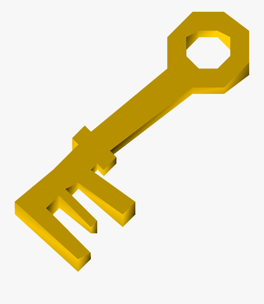 Key Clipart Small Key - Runescape Key, Transparent Clipart