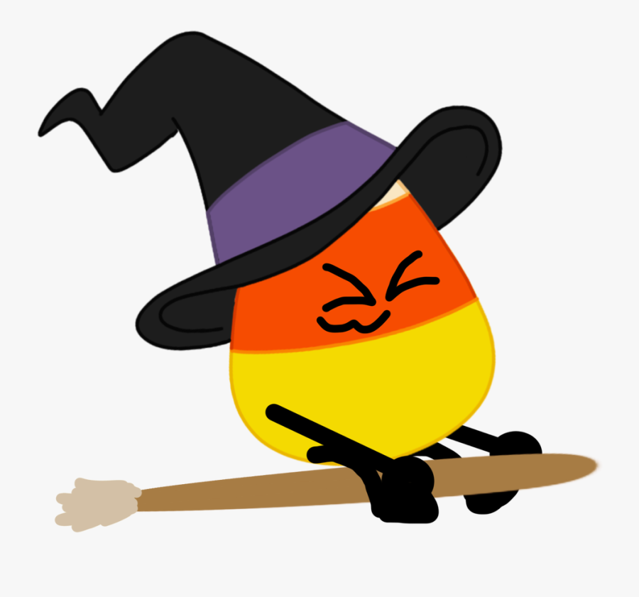 Candy Corn Clipart Witch - Candy Corn Witch Cute, Transparent Clipart