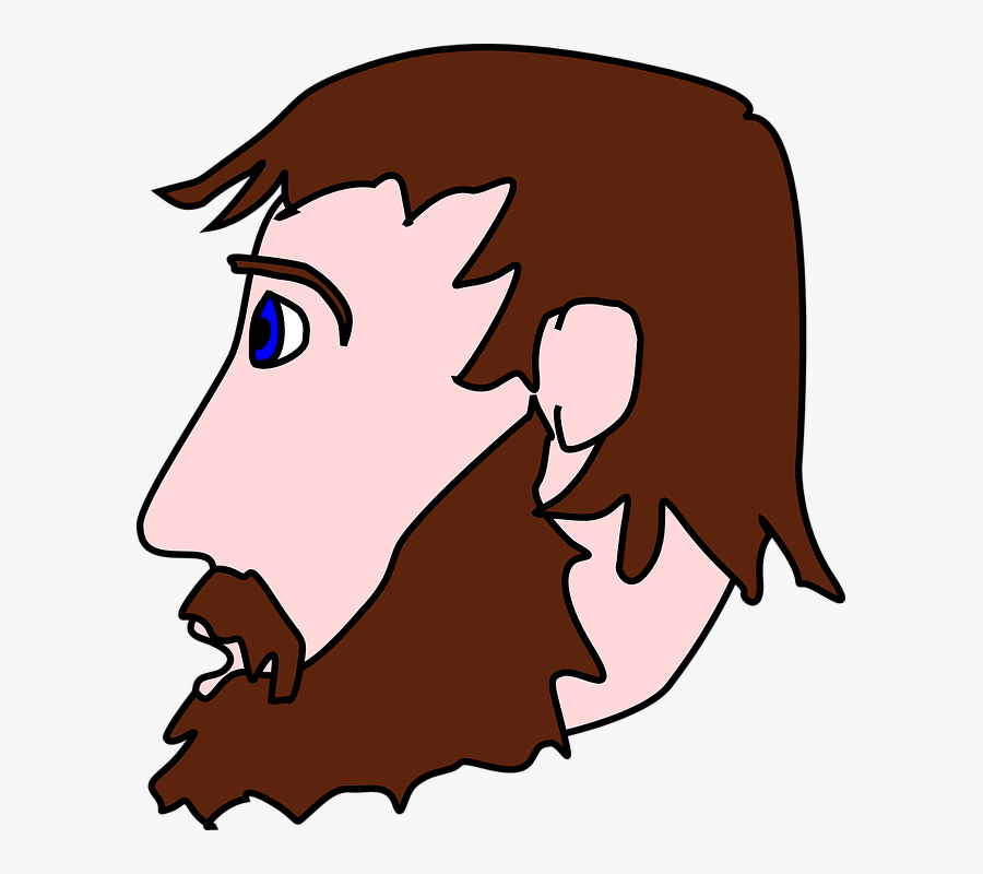 Free Mustache Clipart - Dad With Beard Clipart, Transparent Clipart