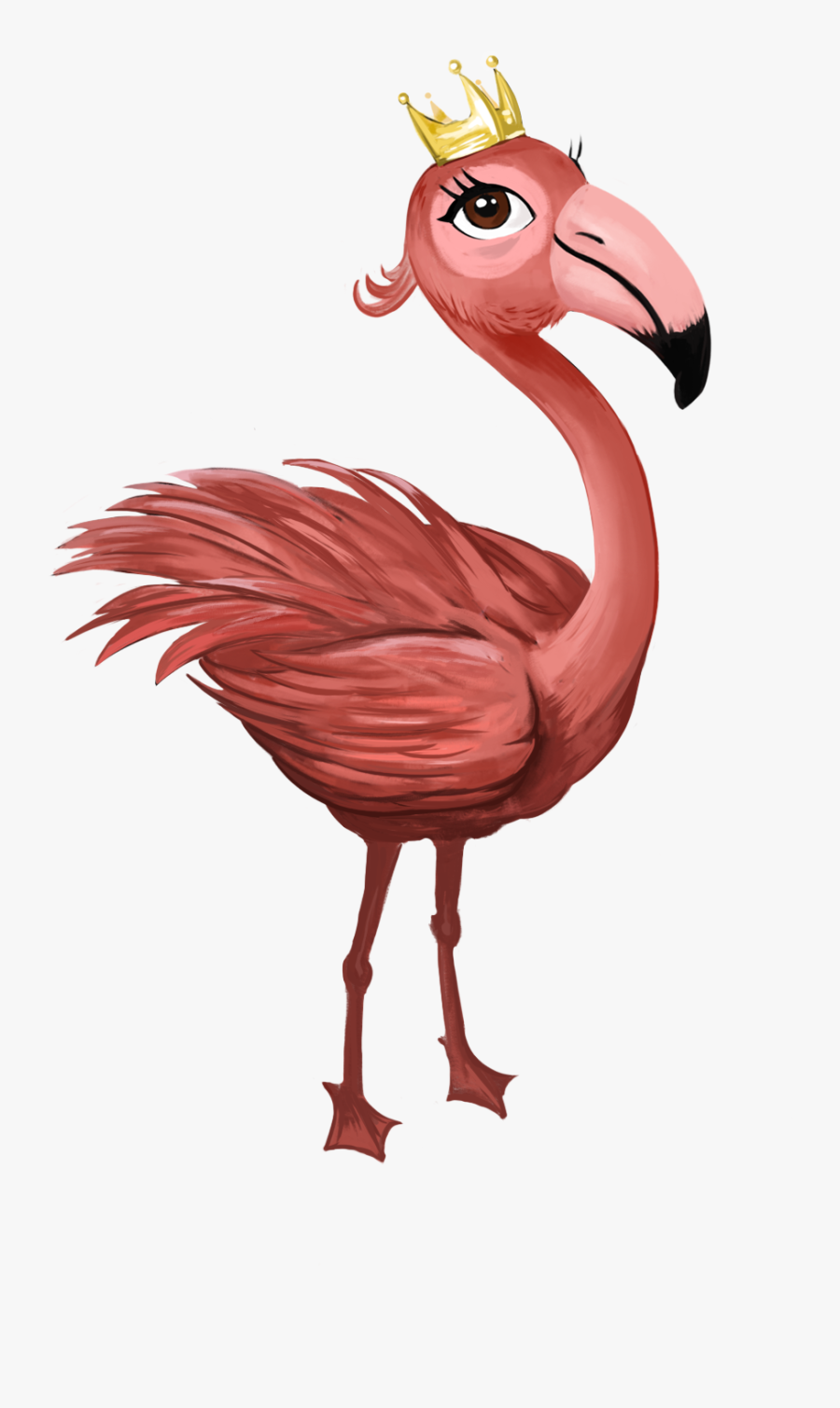 Duckling Clipart Flamingo - Cartoon Clipart Flamingo, Transparent Clipart