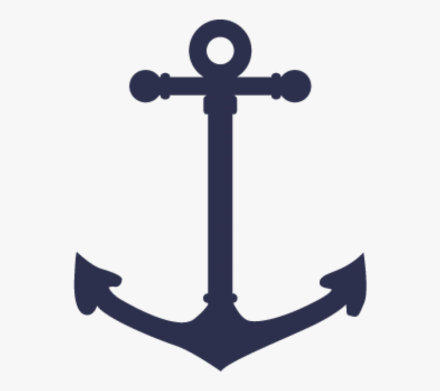 Us Navy Blue Anchor, Transparent Clipart
