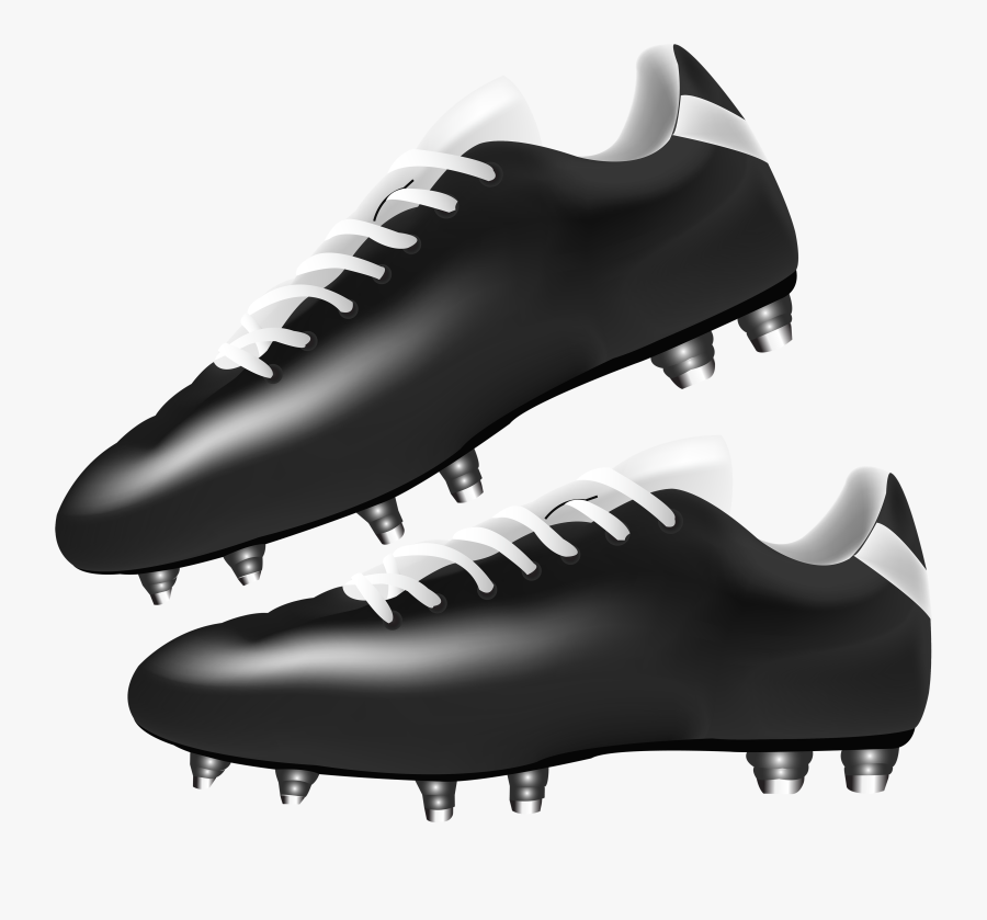 Black Football Boots Png Clipart - Football Boots Png, Transparent Clipart