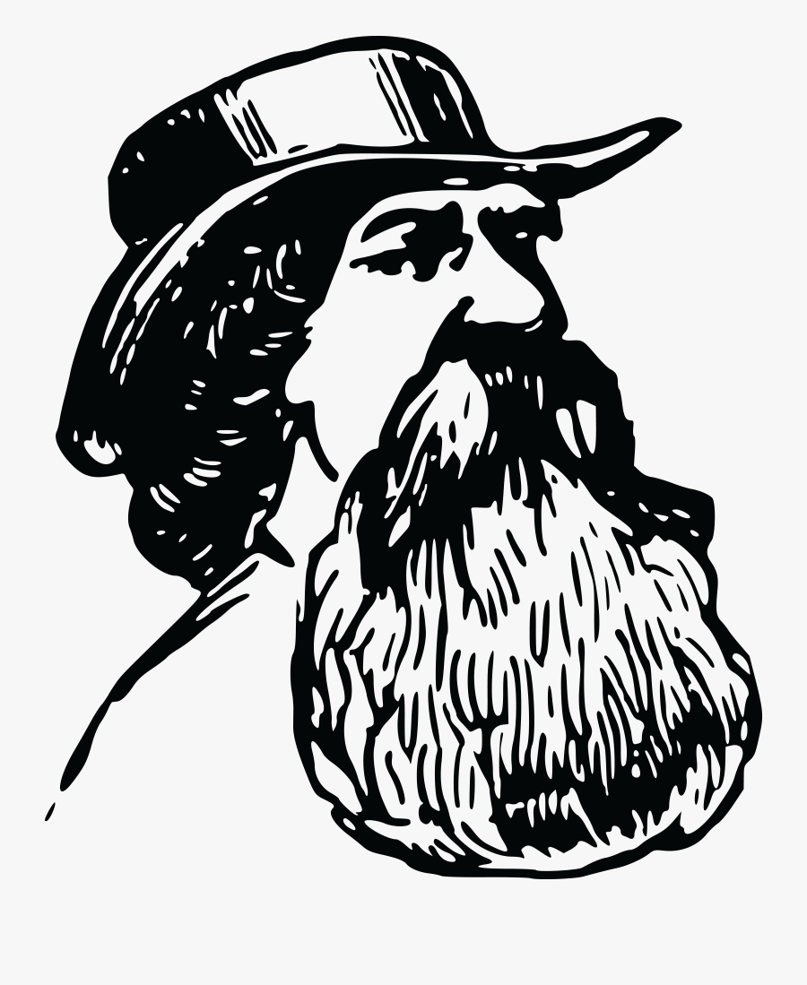 Free Clipart Of A Man With A Beard - Beard, Transparent Clipart