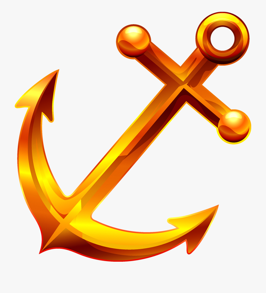 Svg Library Library Anchor Clip Saddle - Cartoon Anchor, Transparent Clipart