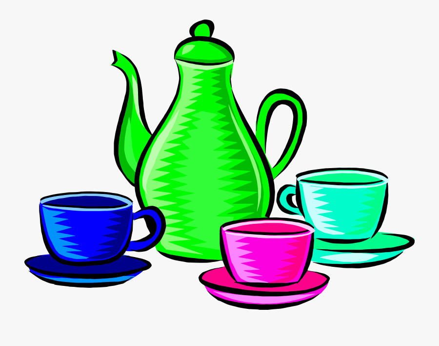 Cup Clipart Green Coffee - Coffee Pot And Cup Clipart, Transparent Clipart
