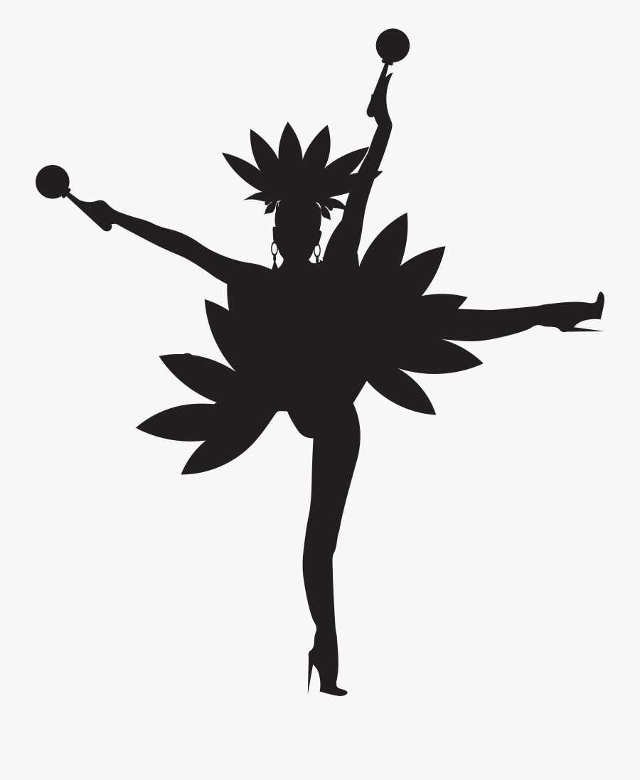 Brazilian Dancer Silhouette Png Clip Art Image, Transparent Clipart