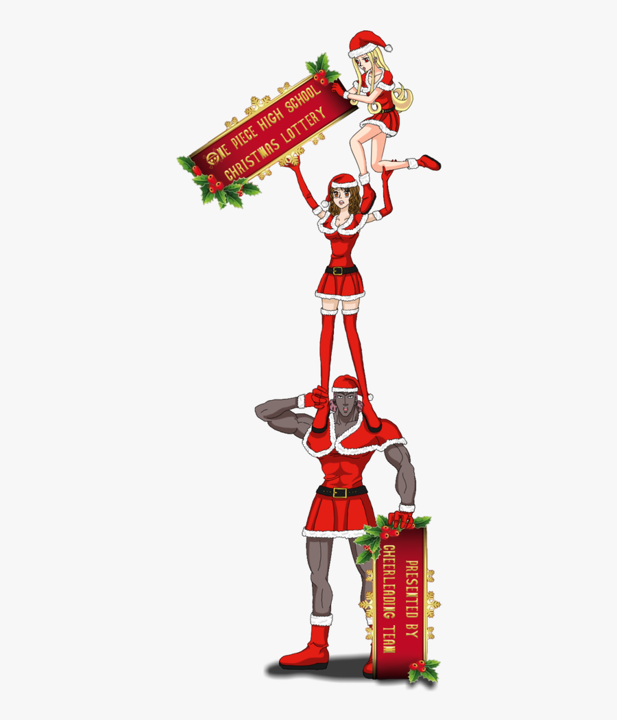 Christmas Cheer Clipart Png Transparent - Christmas Cheerleaders Clip Art, Transparent Clipart