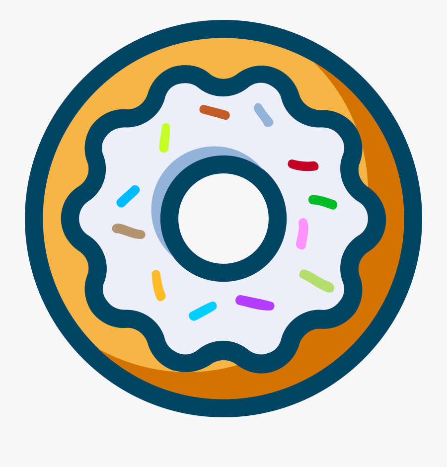 Clipart - Clip Art Transparent Background Donut Png, Transparent Clipart