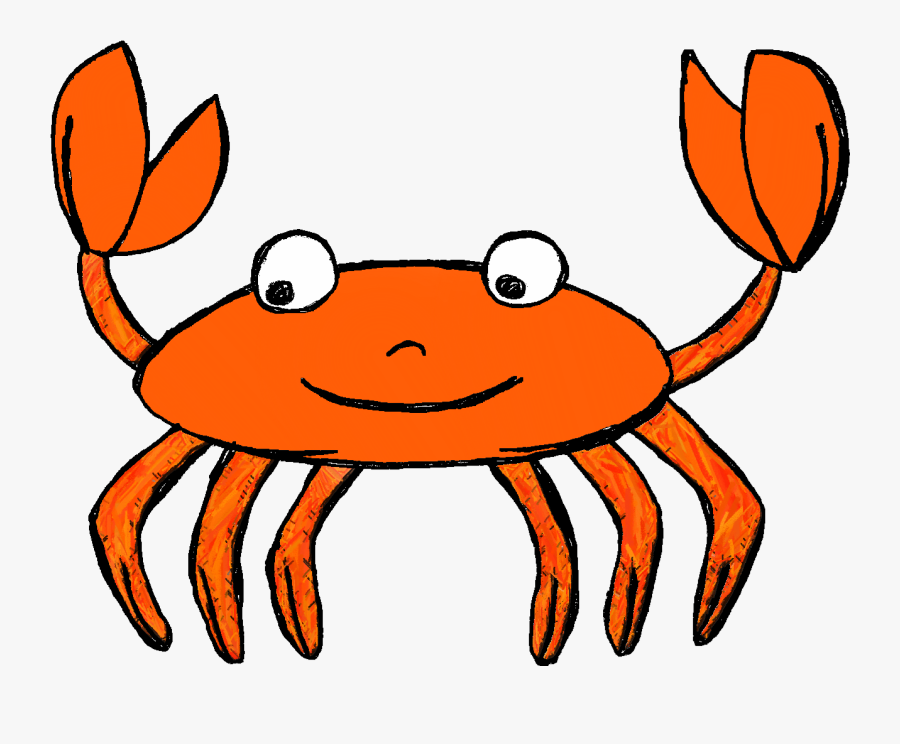 Crab Clipart - Ocean Animal Clipart, Transparent Clipart