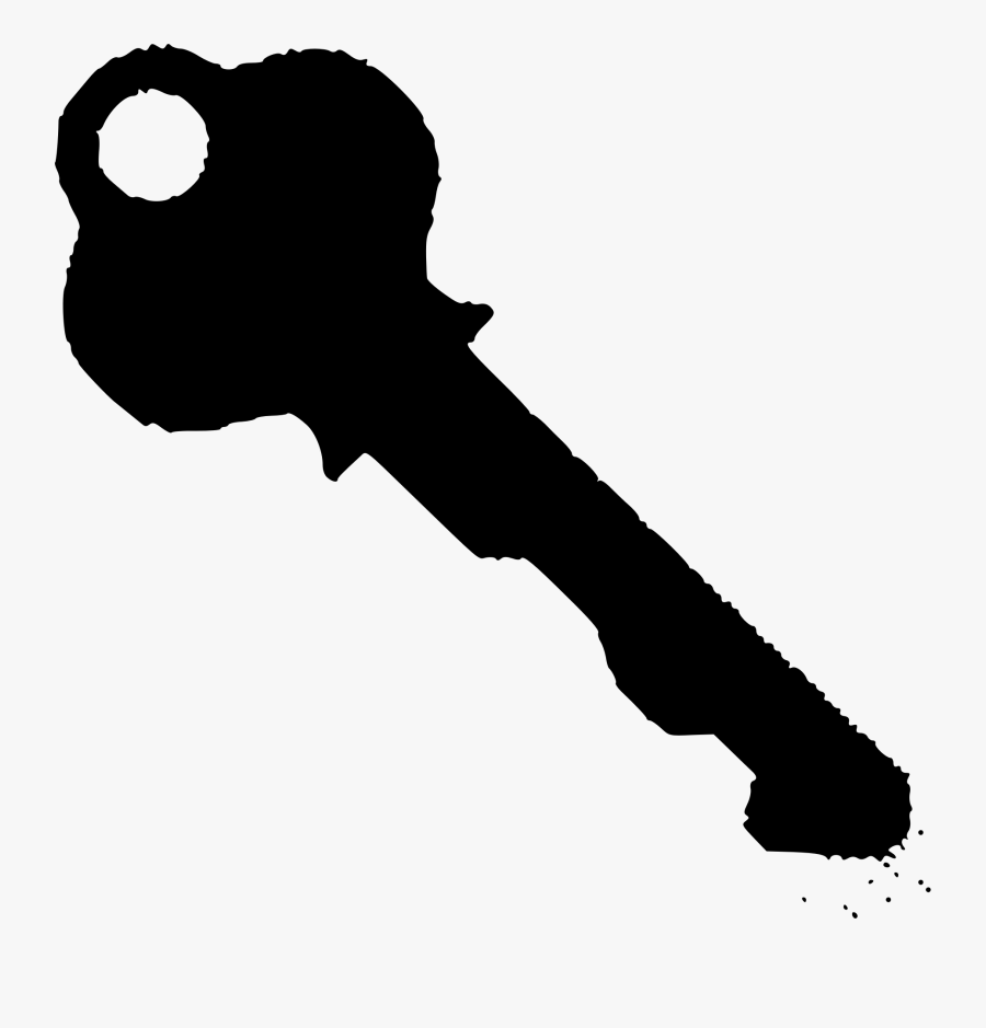 Clipart - Key Silhouette, Transparent Clipart