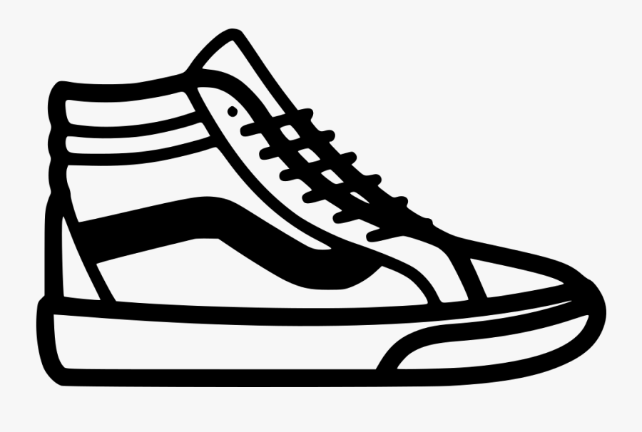Transparent Sneakers Clipart - Vans Shoes Icon Png, Transparent Clipart