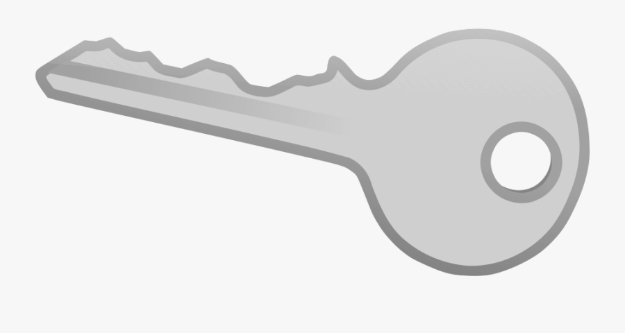 Grey Key Clipart - قفل و مفتاح مرسومه, Transparent Clipart