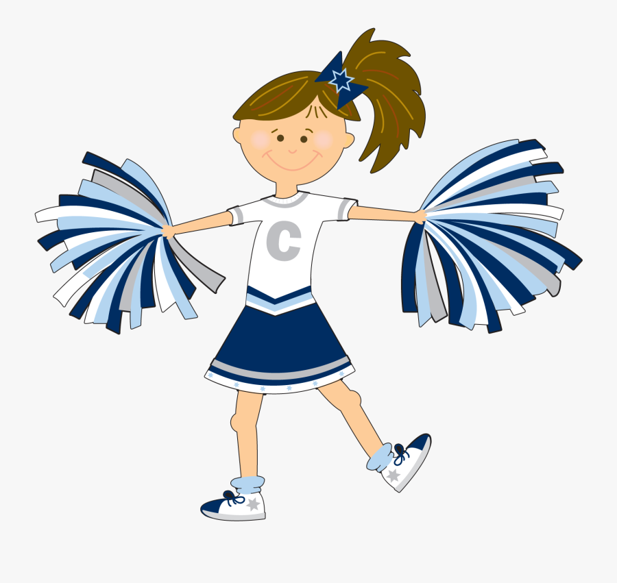 Clipart Kid Cheerleader - Cheer Chick Charlie, Transparent Clipart