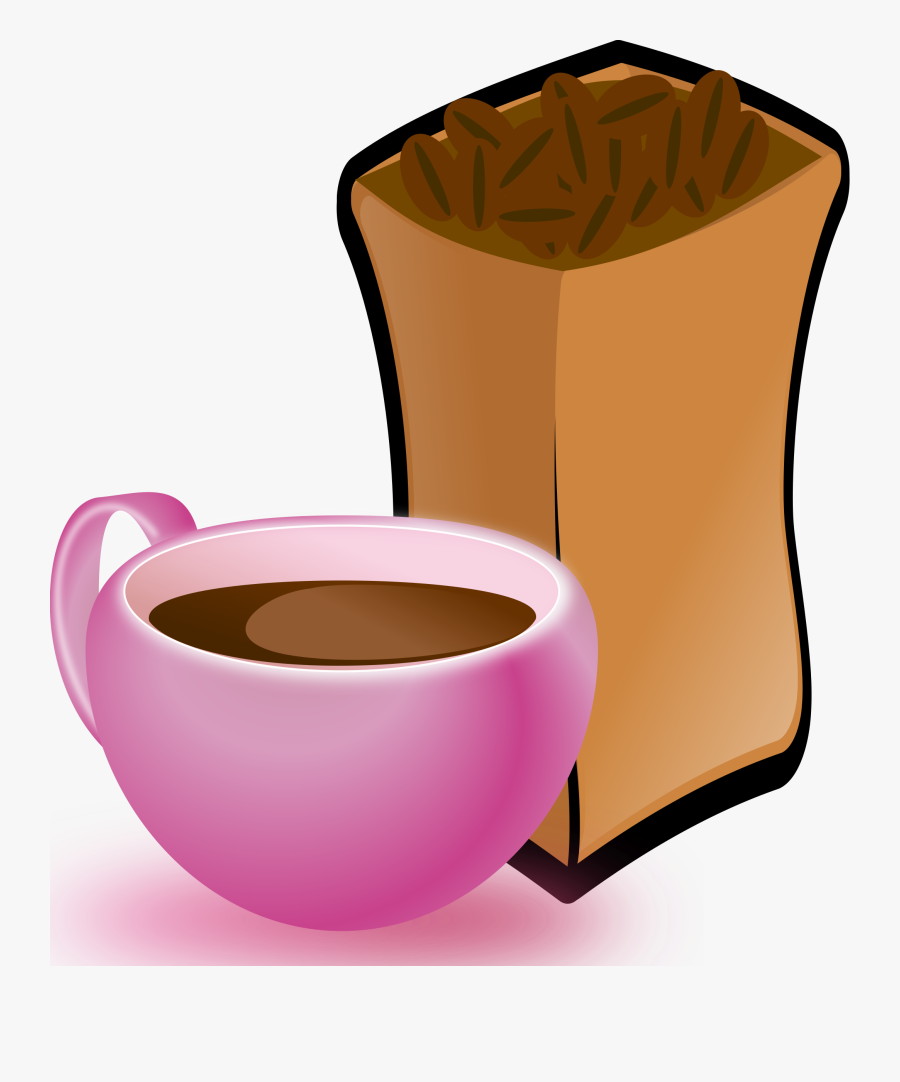 Coffee Cup Clipart Beans - Coffee Beans Clip Art, Transparent Clipart