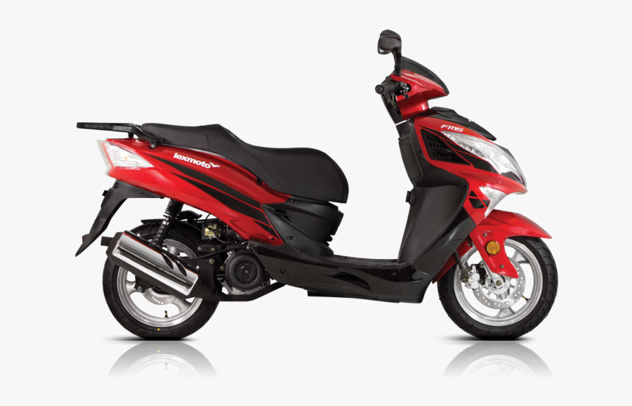 Scooter Red Motorcycle Clipart - Lexmoto Fms 125 Scooter, Transparent Clipart