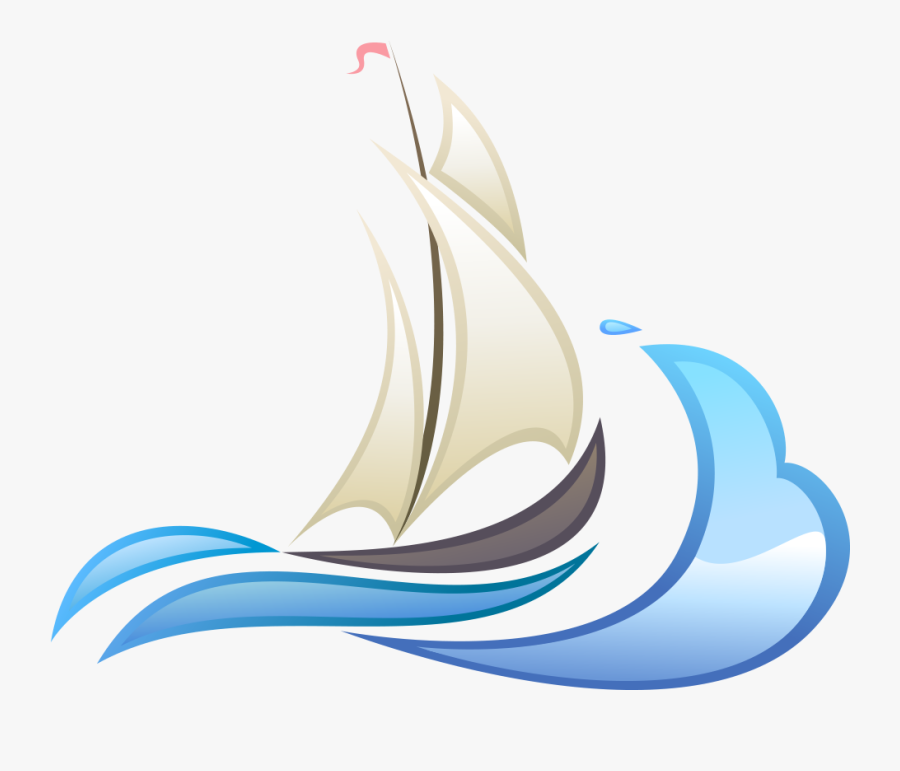 Transparent Water Waves Clipart - Clipart Wellen Mit Boot, Transparent Clipart