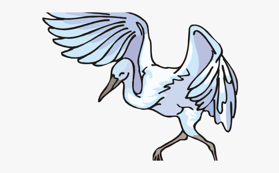 Flamingo Clipart Flying - Heron, Transparent Clipart