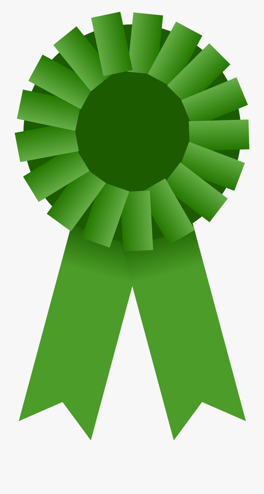 Clip Art Award Ribbon Clip Art - Award Ribbon Clipart Green, Transparent Clipart