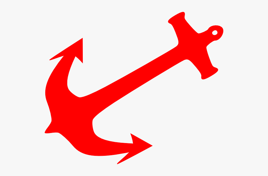 Anchor Red, Transparent Clipart