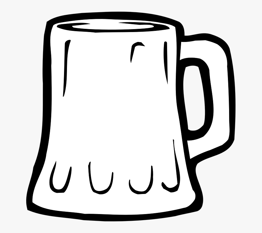 Empty Beer Mug Clip Art, Transparent Clipart