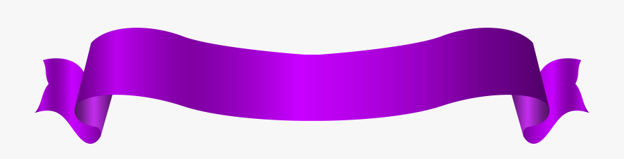 Ribbon Clipart Long Ribbon - Purple Ribbon Clipart, Transparent Clipart