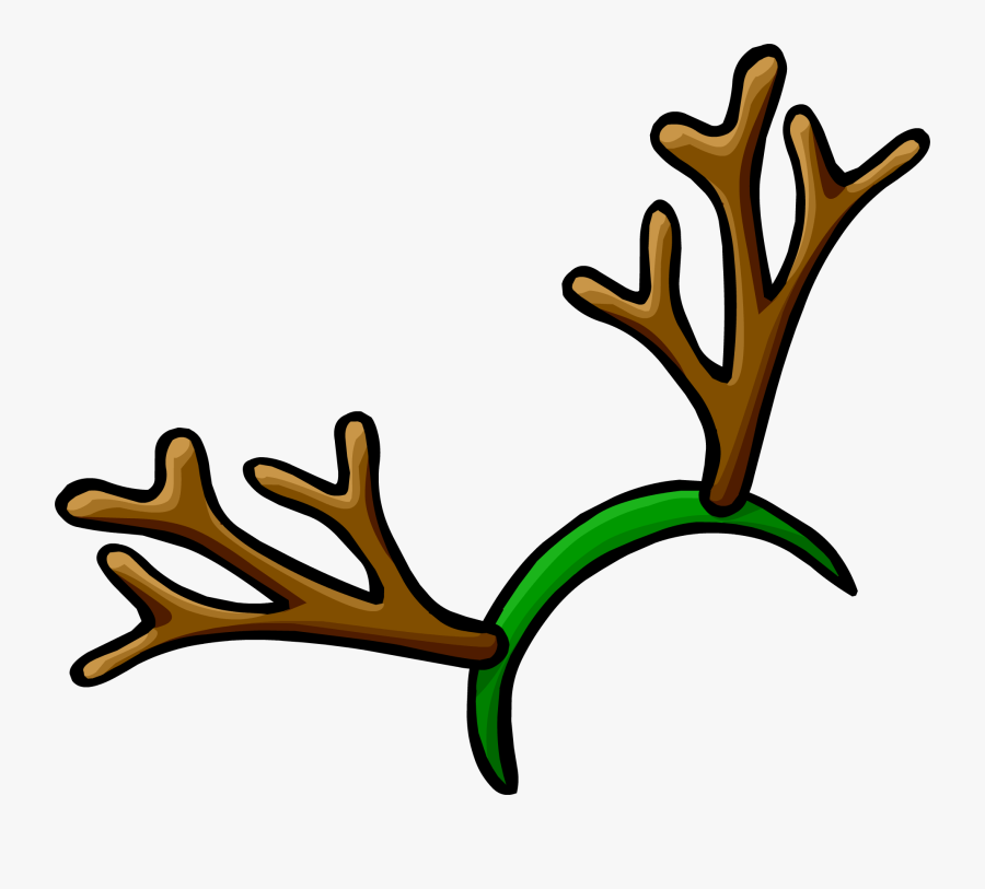 Reindeer Antlers Clipart - Reindeer Antlers Transparent, Transparent Clipart