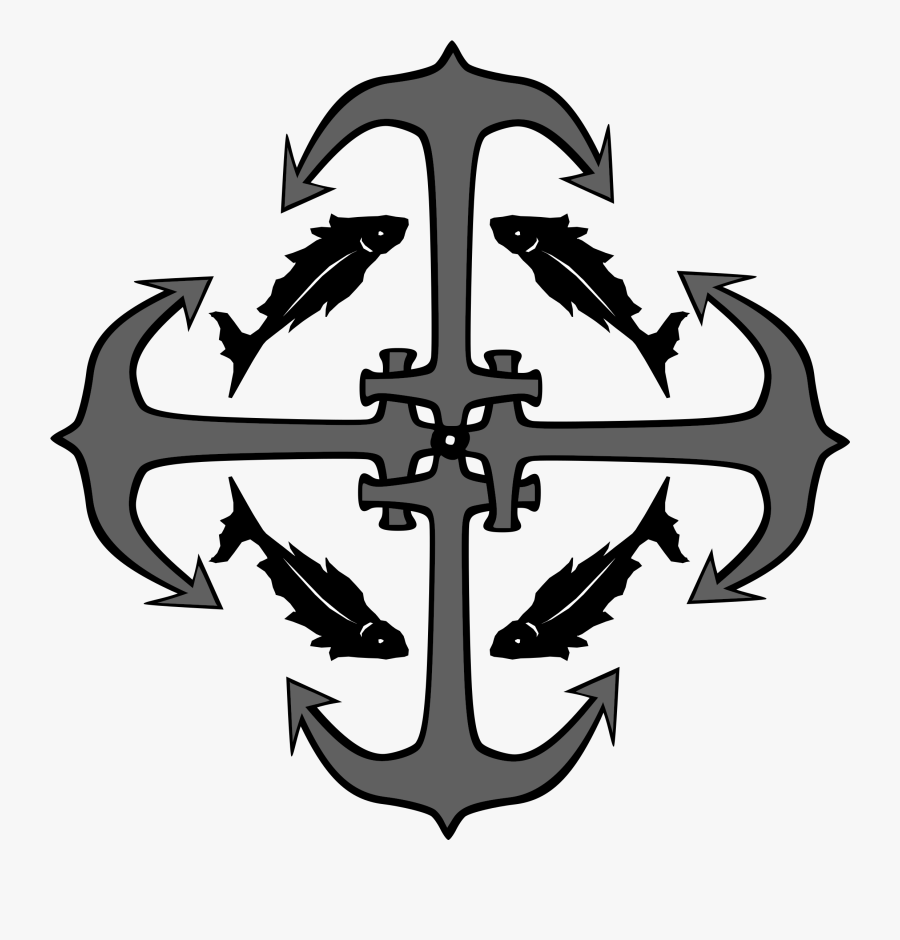 Cross And Anchor Clipart, Transparent Clipart