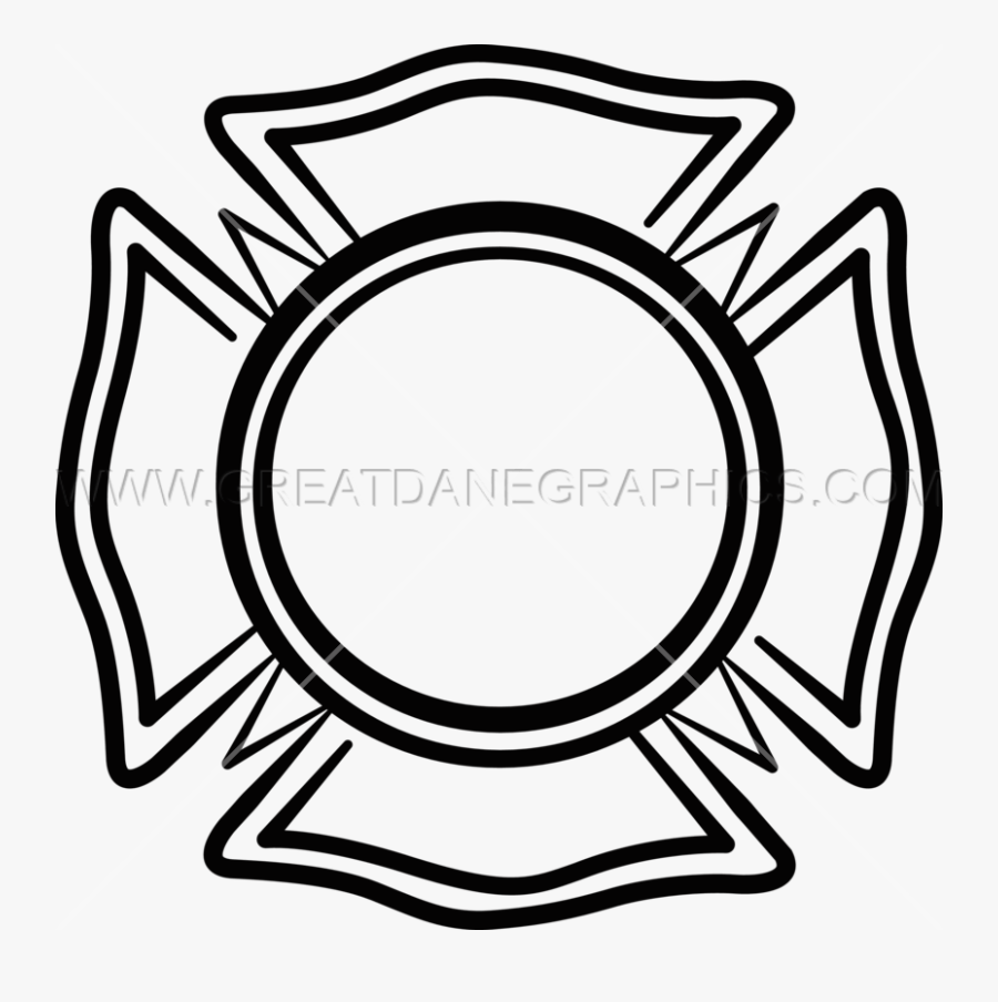 Emergency Maltese Cross Production Ready Artwork For - Volunteer Fire Department Logo, Transparent Clipart