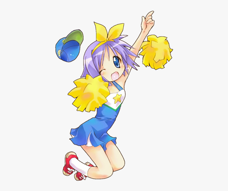 Lucky Star Tsukasa Cheerleader Clipart , Png Download - Cartoon, Transparent Clipart