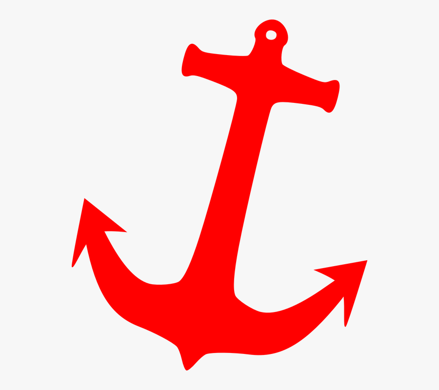 Anchor, Sailor, Tattoo, Red - Anchor Clipart Red, Transparent Clipart