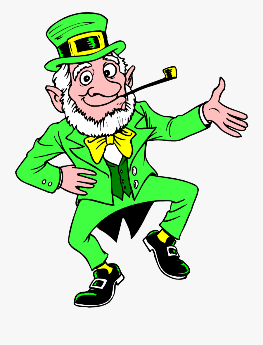Leprechaun Dance Clipart , Png Download - Irish Little Green Man, Transparent Clipart