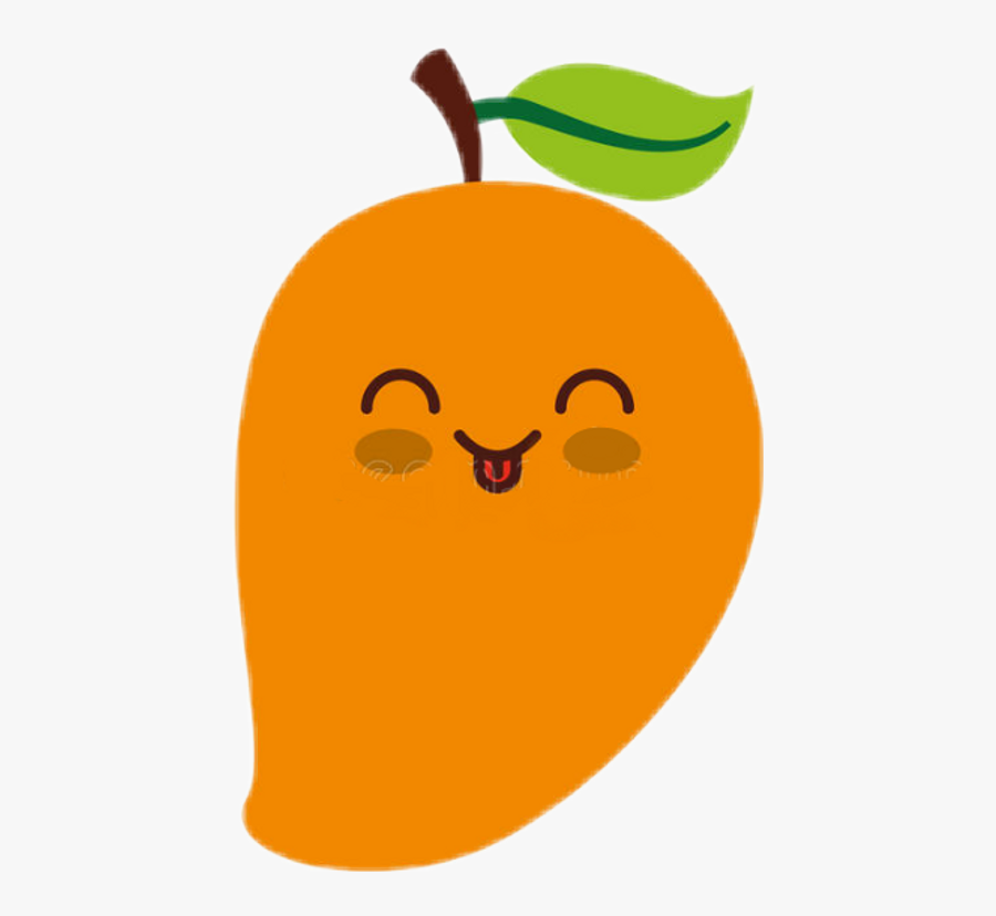 Kawaii Emoji Mango Fruit Clipart Cute Mango Png Vector Eps Etsy | My ...