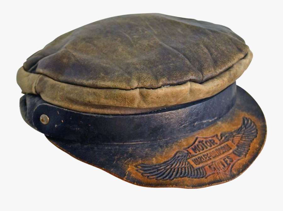 Vintage Harley Davidson Motorcycle , Transparent Cartoons - Gorra De Cuero Harley Davidson, Transparent Clipart