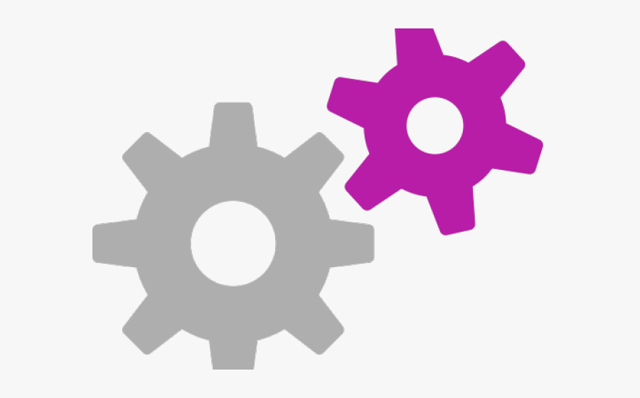 Negotiation Clipart Executive Meeting - Gears Icon Purple Transparent, Transparent Clipart