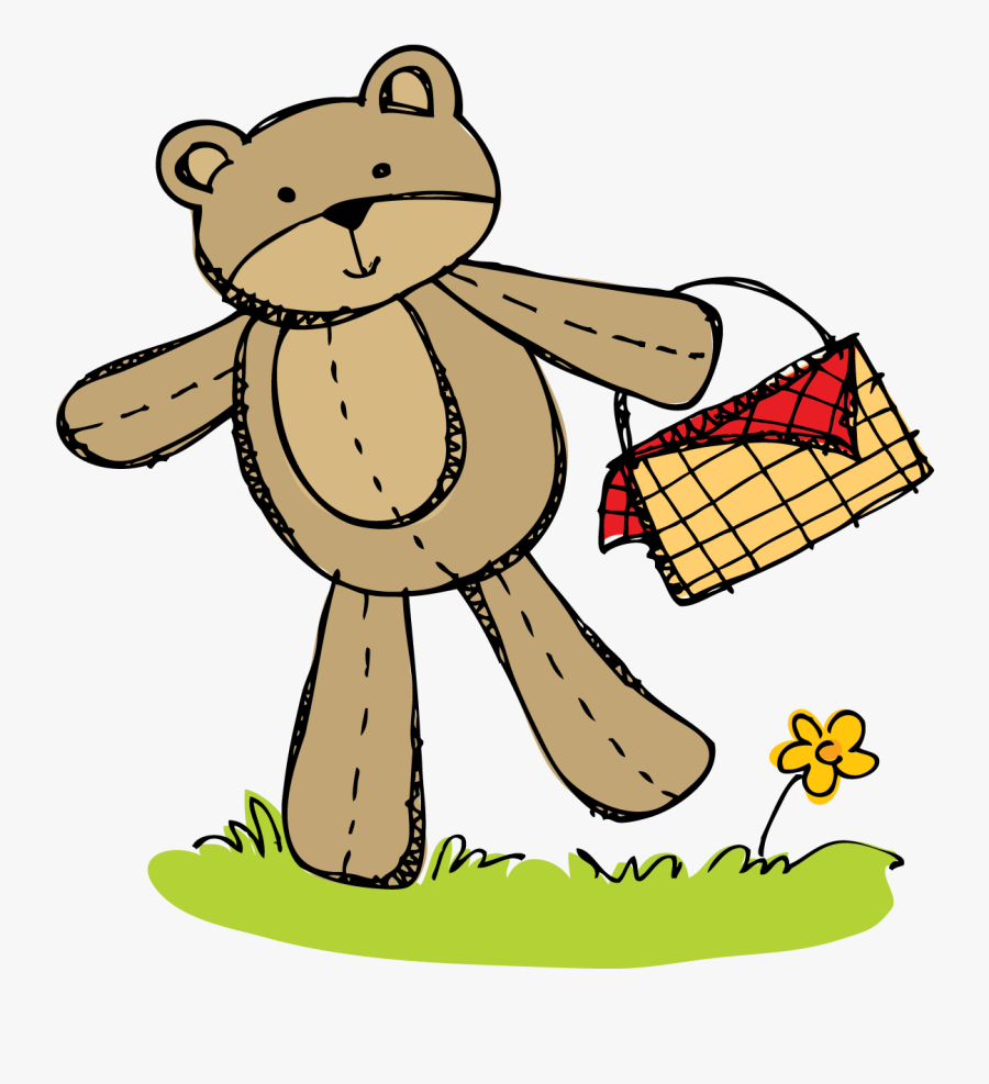 Teddy Bear Picnic Day - Cartoon Teddy Bear Picnic, Transparent Clipart