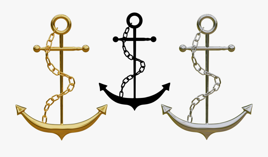 Jpg Royalty Free Download Anchor Clip Silver - Portable Network Graphics, Transparent Clipart