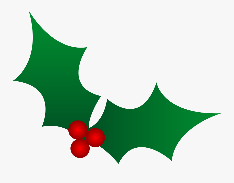 Free Holiday Clip Art Holly - Holly Clipart Png, Transparent Clipart