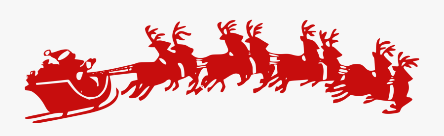 Santa Claus Sleigh Icon, Transparent Clipart