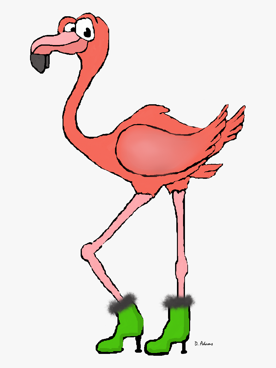 Flamingo Clipart Foot - Flamingo Clip Art Backgrounds, Transparent Clipart
