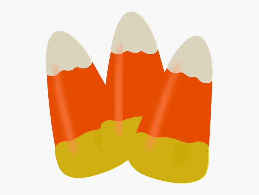 Halloween Candy Corn Clipart - Candy Corn No Background, Transparent Clipart