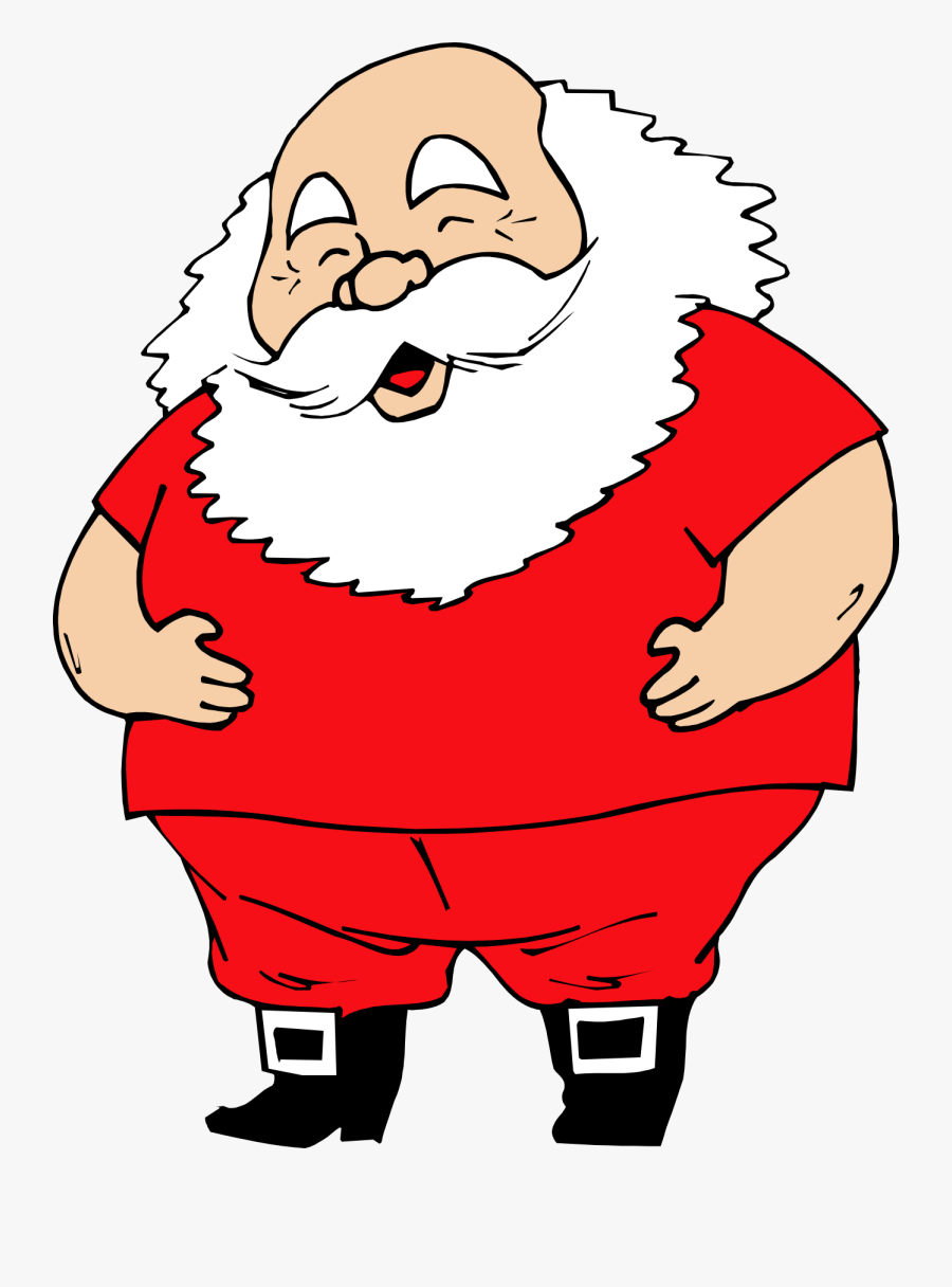 Santas Reindeer Clipart At Getdrawings - Santa Without His Hat, Transparent Clipart