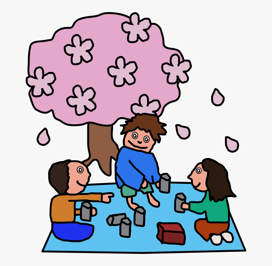 Free Outdoor Picnic Clip Art - Hanami Clipart, Transparent Clipart