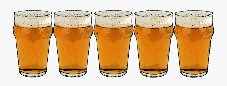 Transparent Beer Mug Clipart - Pint Glass Clip Art, Transparent Clipart