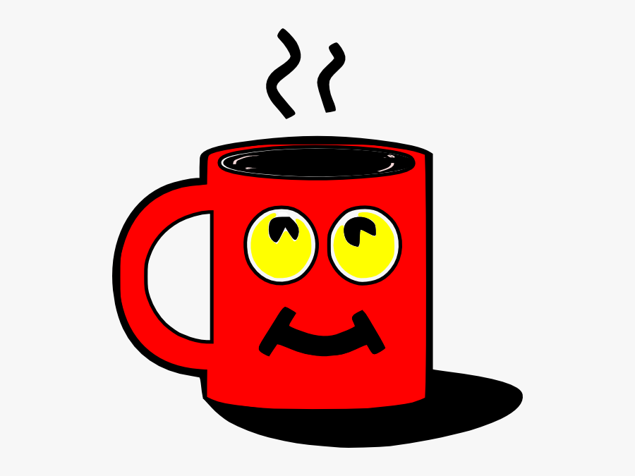 Mug Red Cup Pencil - Animated Coffee Cup Clipart, Transparent Clipart