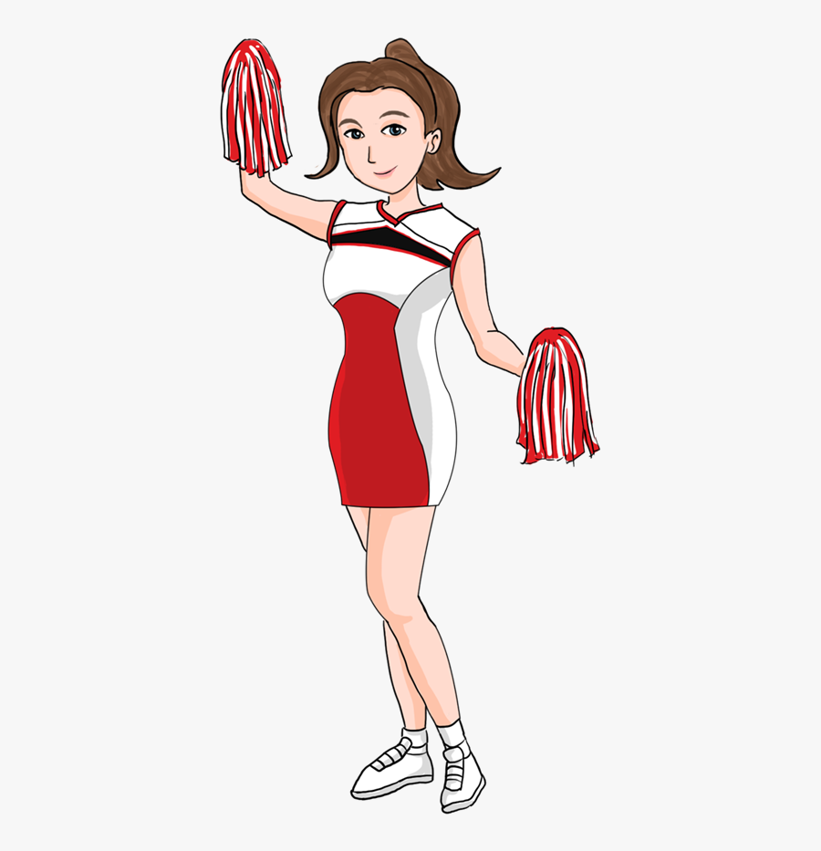 Cheerleader Png Transparent Image - Transparent Cheerleader Clipart, Transparent Clipart