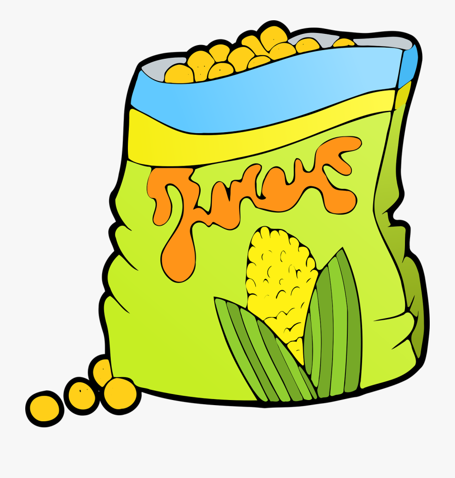 Clipart Corn Snack - Snack .png, Transparent Clipart
