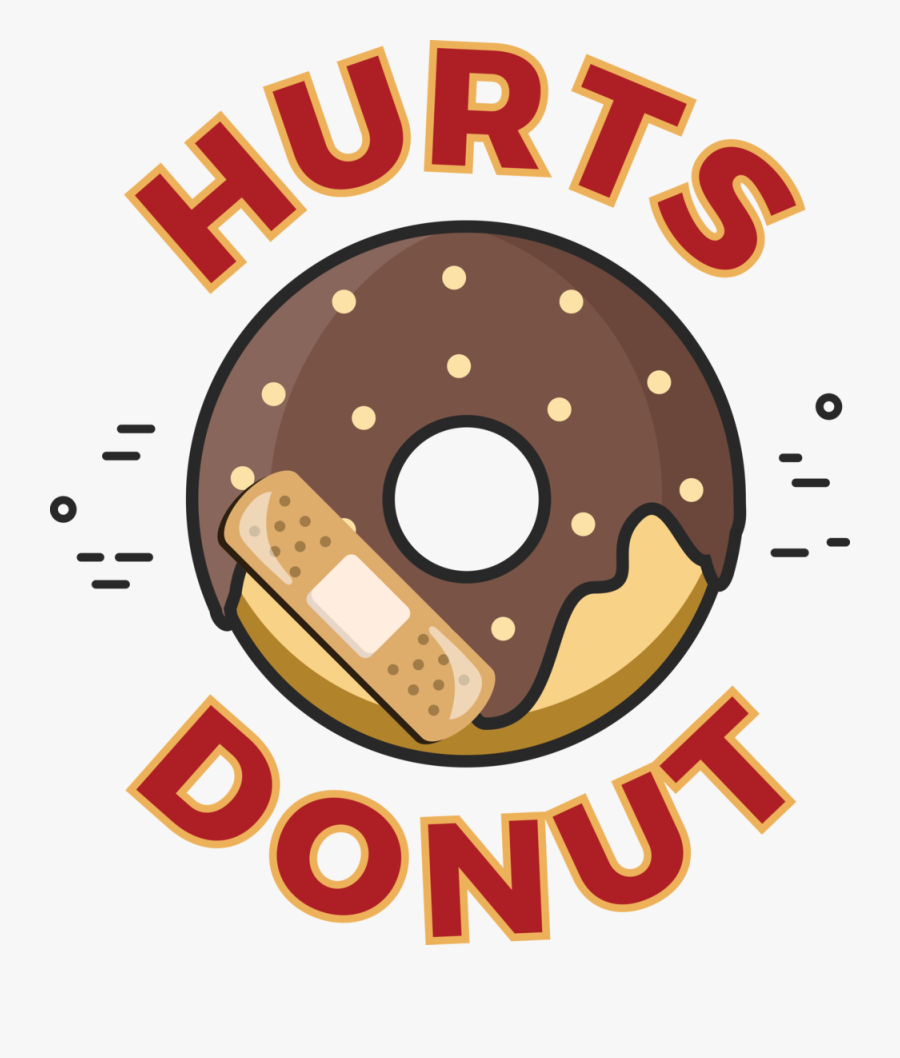Donuts Clipart Donut Cake, Donuts Donut Cake Transparent - Hurts Donuts Logo Png, Transparent Clipart