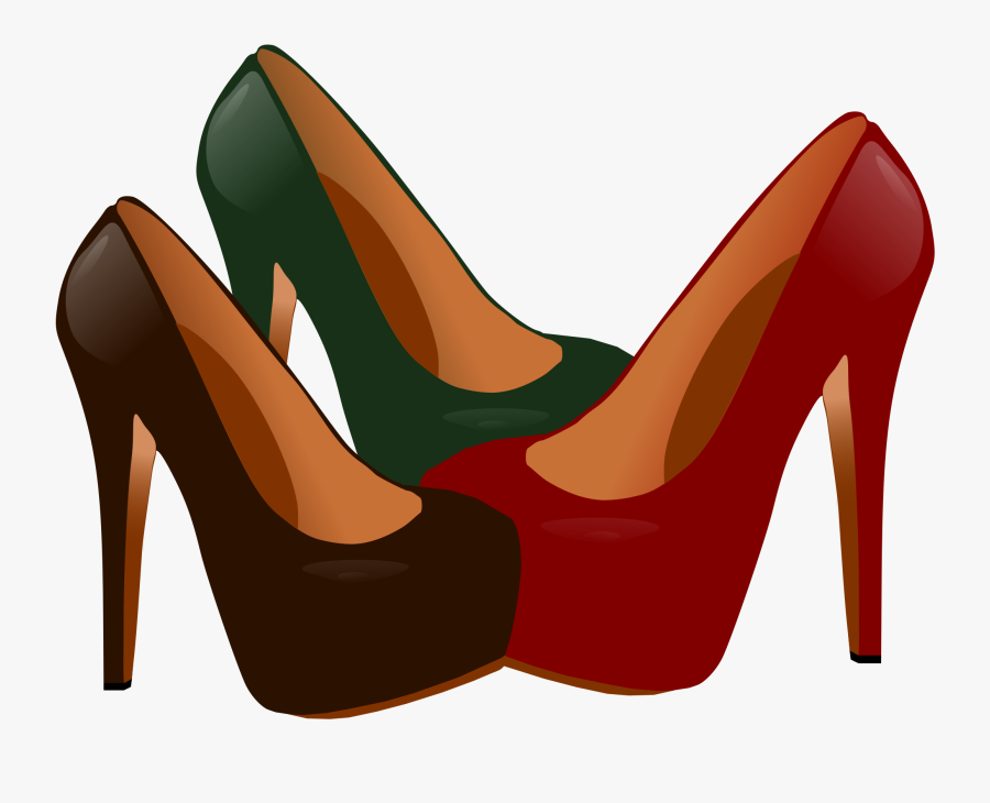 High Heeled Shoe Clipart - Women's Shoes Clipart, Transparent Clipart